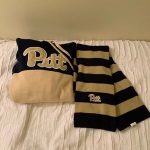 Vintage Pitt Combo - Hoodie & Scarf